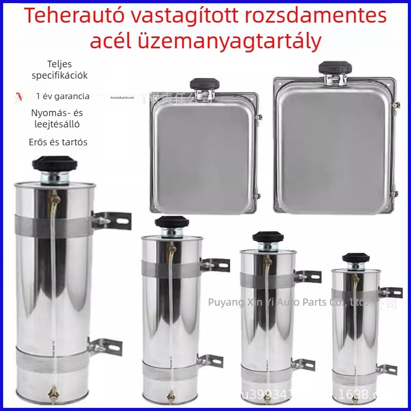 Kör alakú rozsdamentes acél dízel üzemanyag-tartály parkolófűtéshez, Jiefang J6-höz