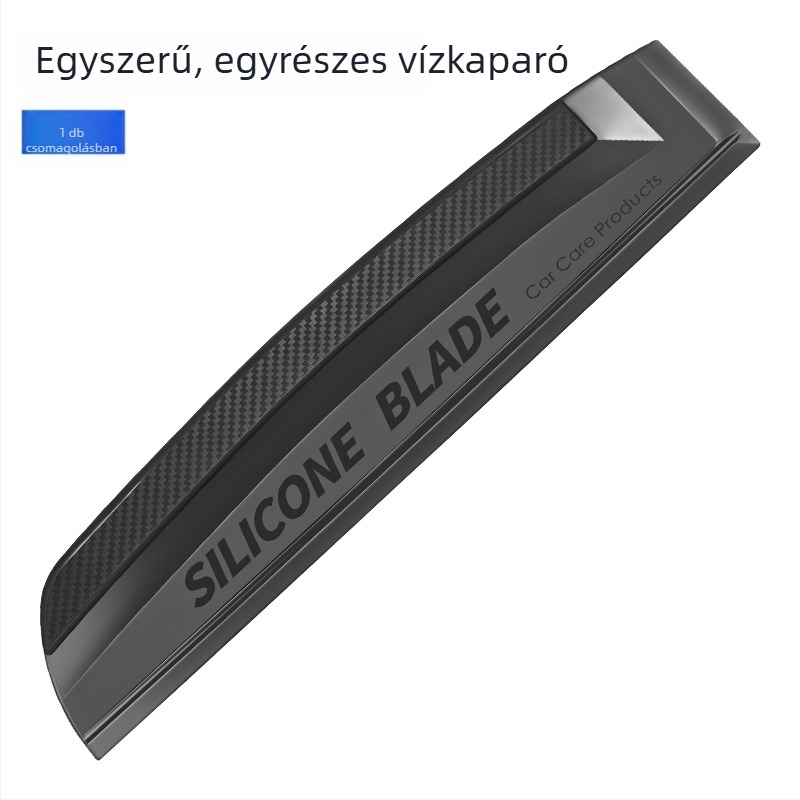 Integrált szilikon autómosó törlő, egyrészes dizájn, lágy szilikon, véd a fényezésnek, CHISHAN