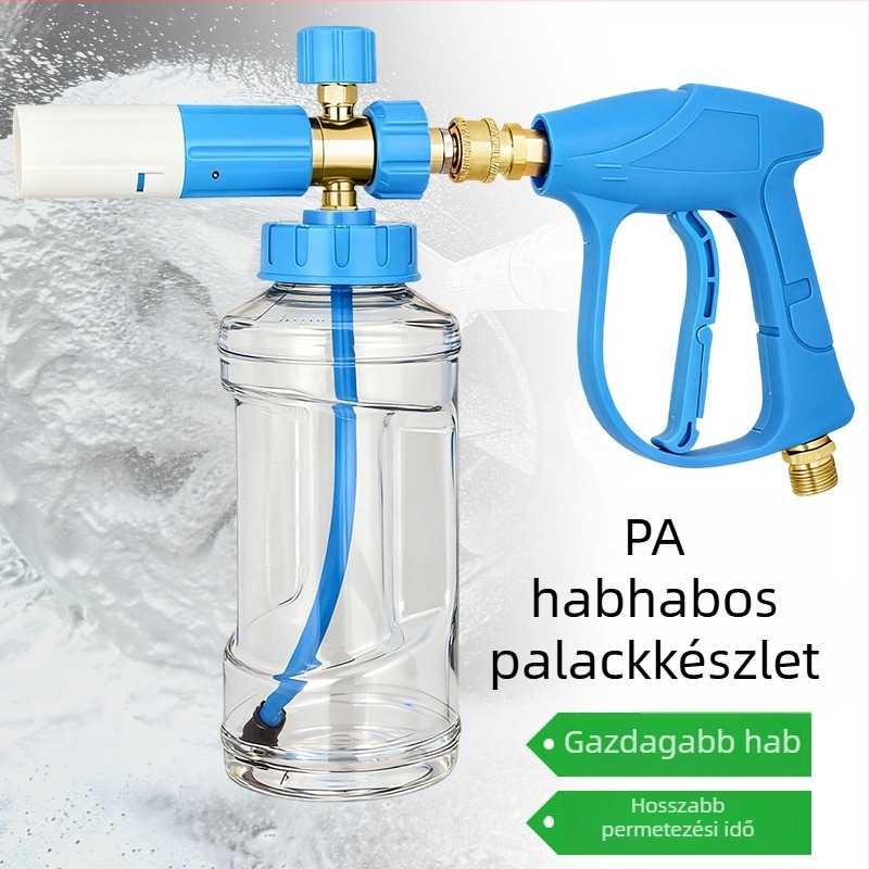 Autómosó habfúvó készlet réz csússal, 4350 psi, 0,85 kg, 1/4-inch gyorscsatlakozás