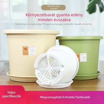 Deepot nagy virágcserep nordic minimalista stílusban – gyanta és műanyag