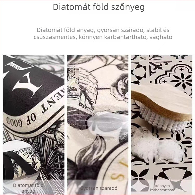 Rajzfilm mintás fürdőszobai szőnyeg, nedvszívó, csúszásmentes, bejárathoz és otthoni használatra