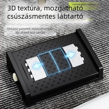 Irodai lábtartó – műanyag, modern minimalist stílus, masszázs funkció, felnőtteknek