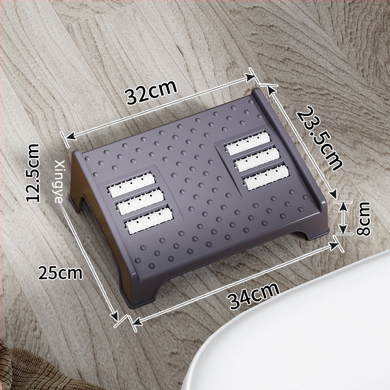 Irodai lábtartó – műanyag, modern minimalist stílus, masszázs funkció, felnőtteknek