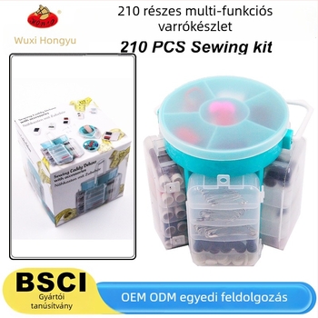 OEM gyártói márkával ellátott varrótároló doboz, testreszabható, 12-dobozos készlet, bruttó tömeg 500 g