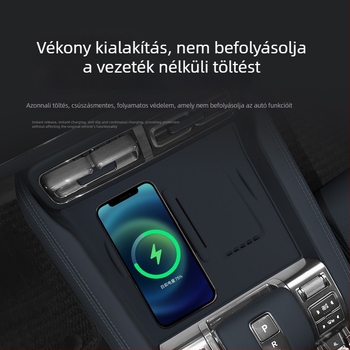 JBCC szilikon vezeték nélküli töltő csúszásmentes központi konzol párna 2023–2025 modellekhez