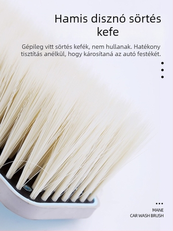 Langconi autómosó mop, imitált disznó szőrszálakkal