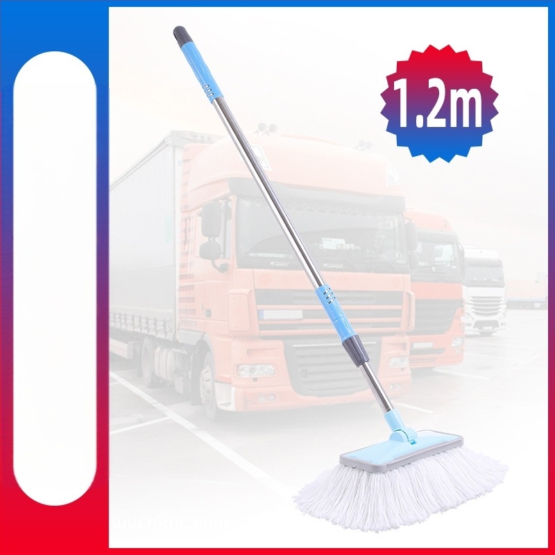 Langconi autómosó mop, imitált disznó szőrszálakkal