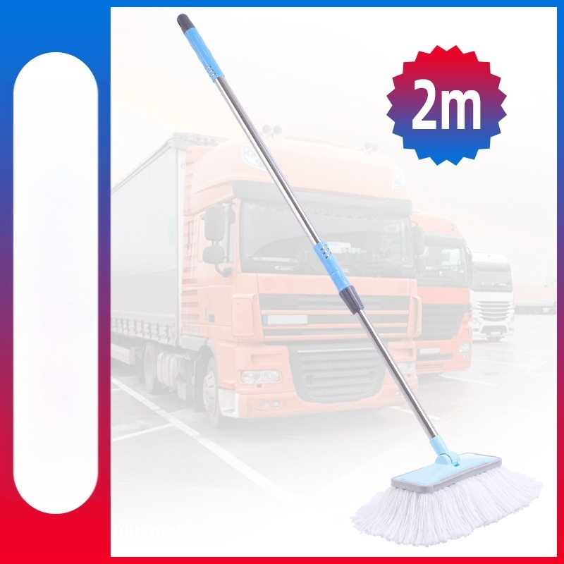 Langconi autómosó mop, imitált disznó szőrszálakkal