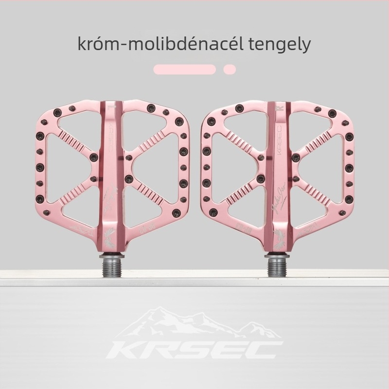 Krsec BP-03 Hegyi Kerékpár Pedáljai – alumínium ötvözetből, három csapágy, csúszásmentes, kompatibil MTB-vel, országúti és terepkerékpárokkal
