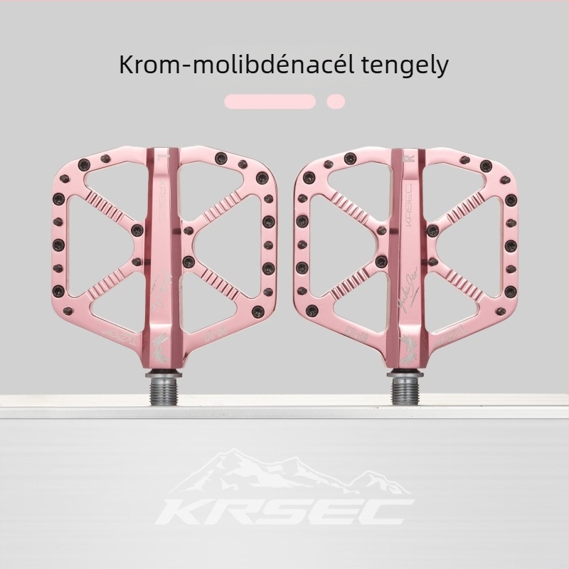 Krsec BP-03 Hegyi Kerékpár Pedáljai – alumínium ötvözetből, három csapágy, csúszásmentes, kompatibil MTB-vel, országúti és terepkerékpárokkal