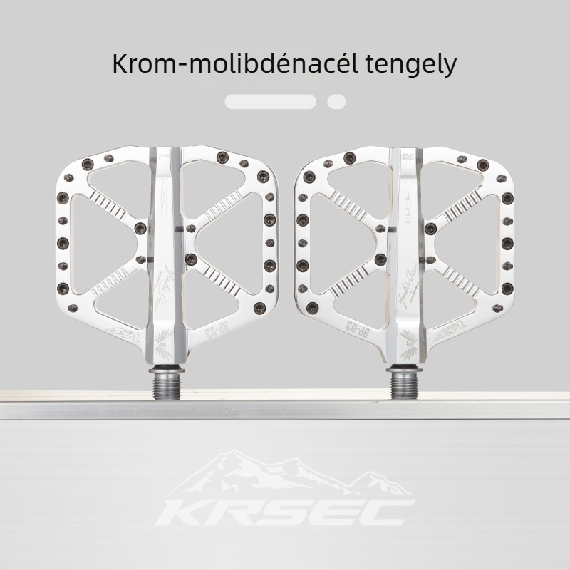 Krsec BP-03 Hegyi Kerékpár Pedáljai – alumínium ötvözetből, három csapágy, csúszásmentes, kompatibil MTB-vel, országúti és terepkerékpárokkal