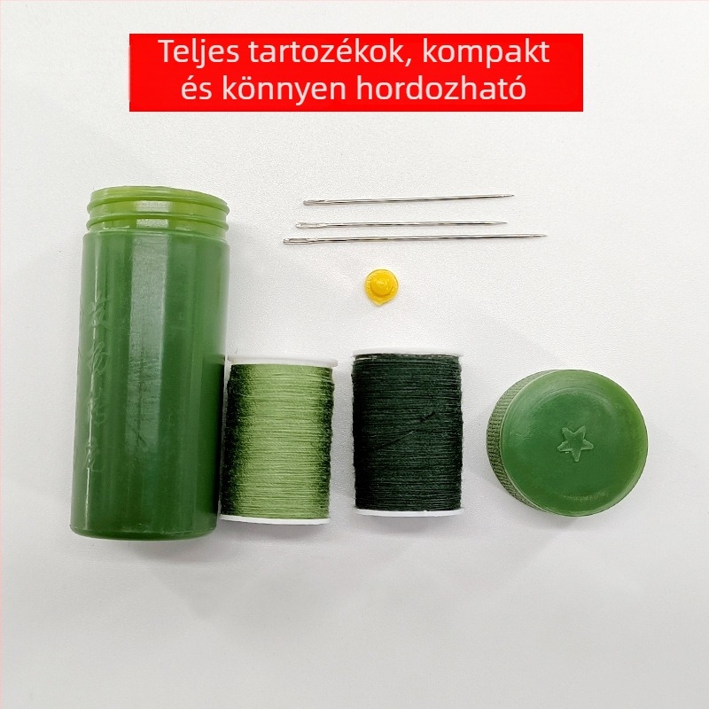 Varró készlet – Kézzel készített varrótároló, hordozható otthoni használatra és kültéri hímzéshez