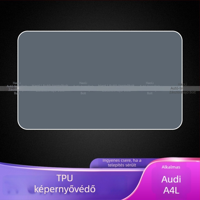 TPU kijelzővédő fólia központi kijelzőhöz, univerzális a 19-20 Audi A4L számára, hőmérsékletálló, kód Pmyb-96