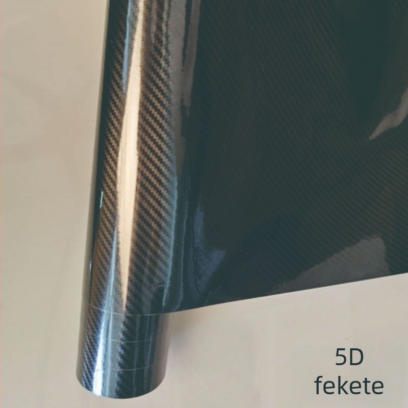 3D szénszálas vinil bevonat elektromos motorkerékpárhoz — karosszéria, visszapillantó tükör, hátsó szárny és motorháztető színváltó fólia