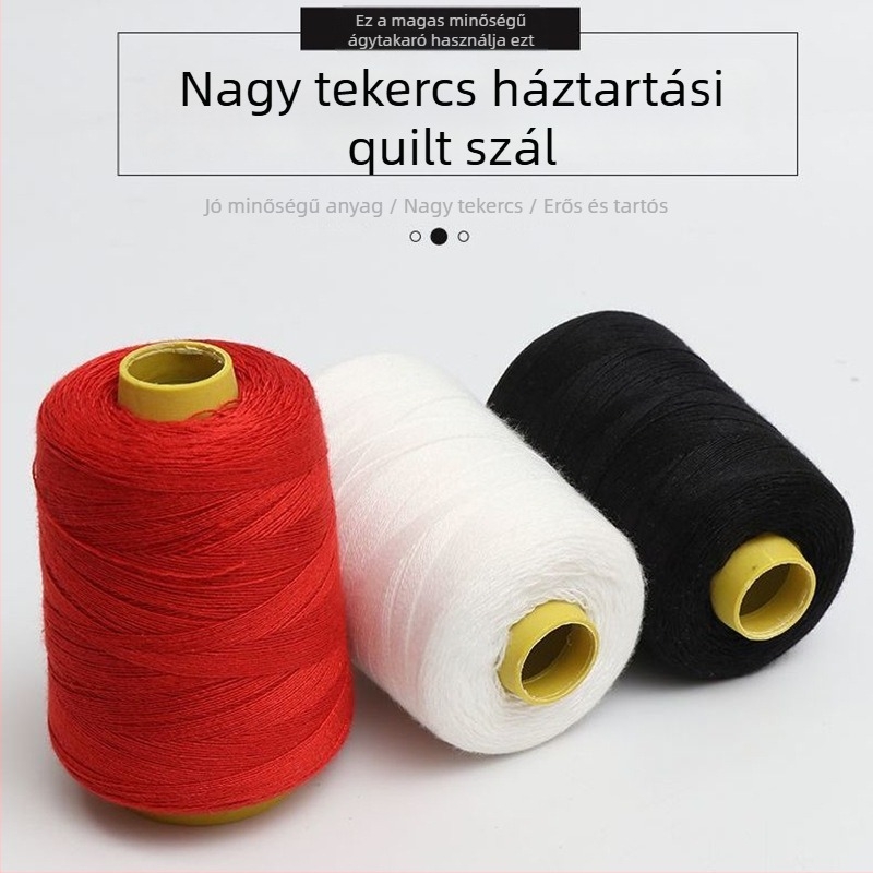 Hímzőcérna – pamut, vastag, nagy tekercs, kézi varrás, Pengyi FRXIAN