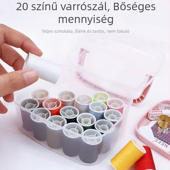 Hordozható varrós doboz készlet, 100 darabos készlet, bruttó súly 17,5 kg, pásztor stílus, testreszabás elérhető
