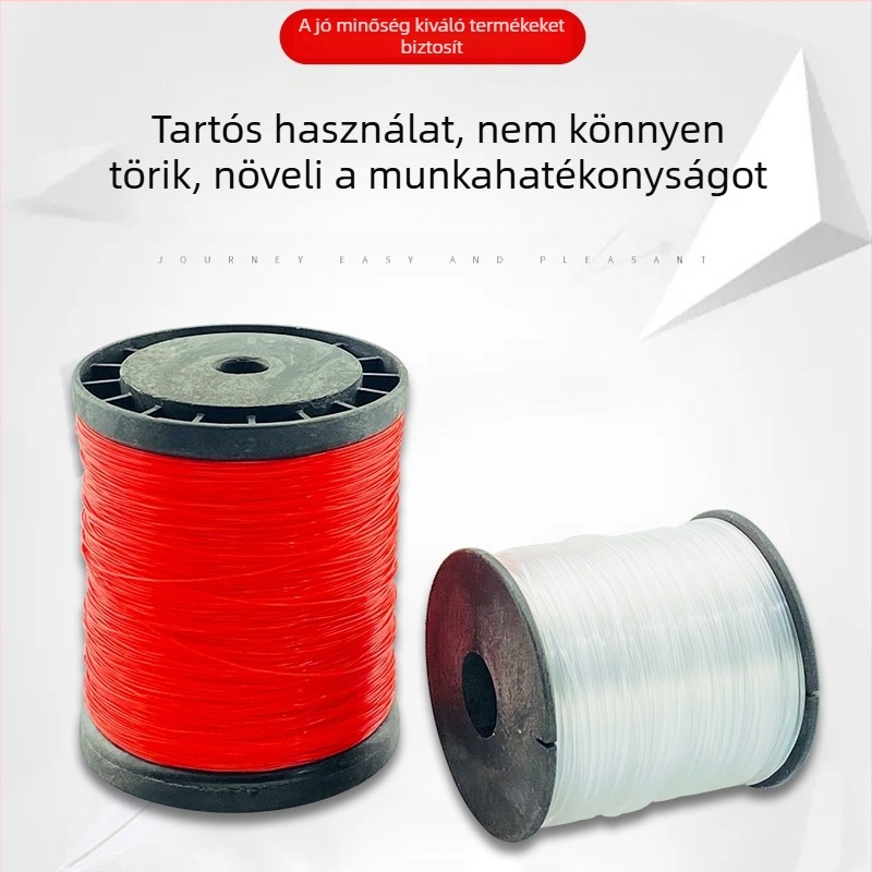 Polietilén építőipari zsinór, átlátszó nylon zsinór építkezéshez és vakoláshoz