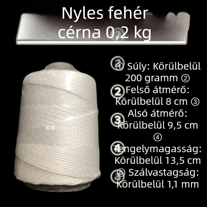 Építőipari nylon cérna | 0,2 kg, ipari felhasználás, fő anyag: nylon