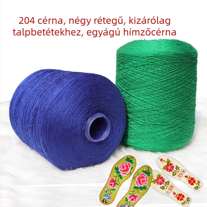 Hat szálú hímzőfonal keresztszemes hímzéshez, DIY kézműves fonal