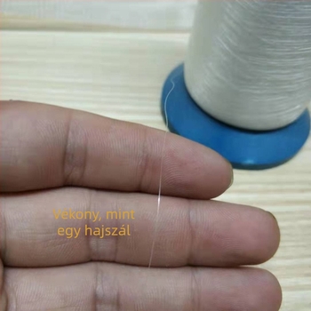 Gyöngyhímző cérna, 0,12/0,25/0,5 mm – ruházati hímzéshez és díszítő szélekhez