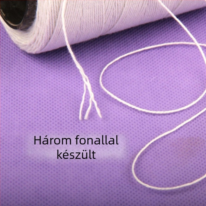 105 g-os varrófonal hordozható zárógépre; záróvonal szövött zacskókhoz и csomagoló szalaghoz