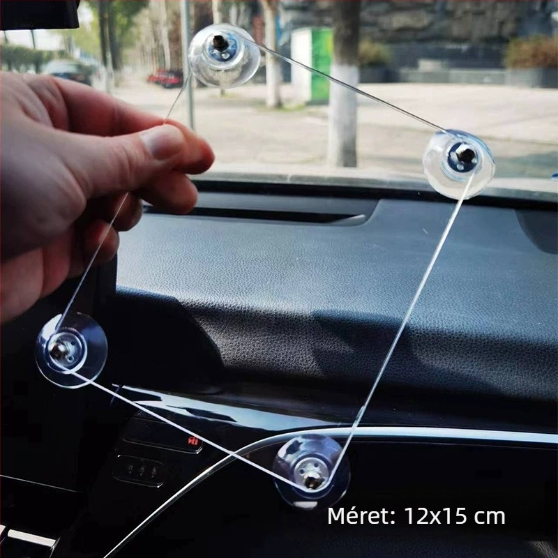 Autó éves műszaki vizsga matrica – akril, modell ZJ1, testreszabható, Consistent Success márka