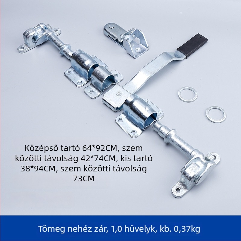 Longyun acél teherautó konténerszállító ajtózár készlet, modell Car Accessories lock, különböző teherautókhoz, hátsó ajtózár rúdcsuklóval