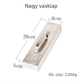Öntöttvas ruhaprés blokk a szövetek igazításához a vágóasztalon — Varrógép-kiegészítő, egyszerű stílus, 2,2 kg