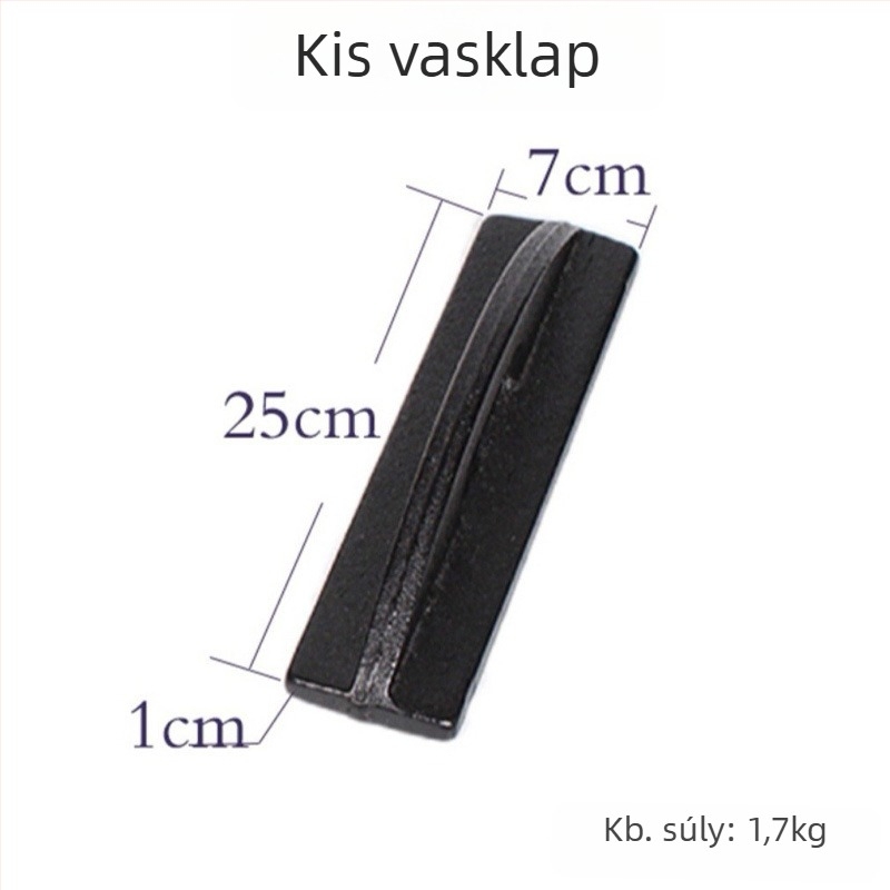 Öntöttvas ruhaprés blokk a szövetek igazításához a vágóasztalon — Varrógép-kiegészítő, egyszerű stílus, 2,2 kg