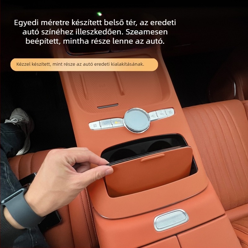Geely Galaxy M9 belső szilikon védőpad – központi konzol, mágneses rögzítés, belső ajtópanellel kompatibilis, modell 6523