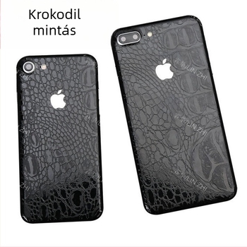 Krokodil- és kígyóbőr mintás autóbevonó fólia, PVC, öntapadó, 152 cm × 50 cm
