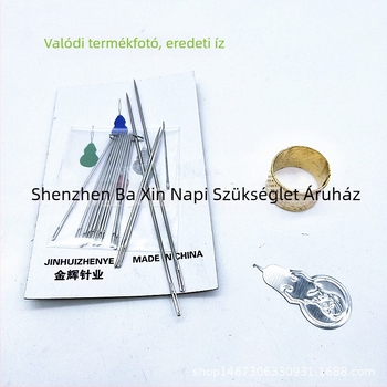 Varródoboz, 3 részes hordozható háztartási varrókészlet, 35 g, 1800 darab csomagolásban