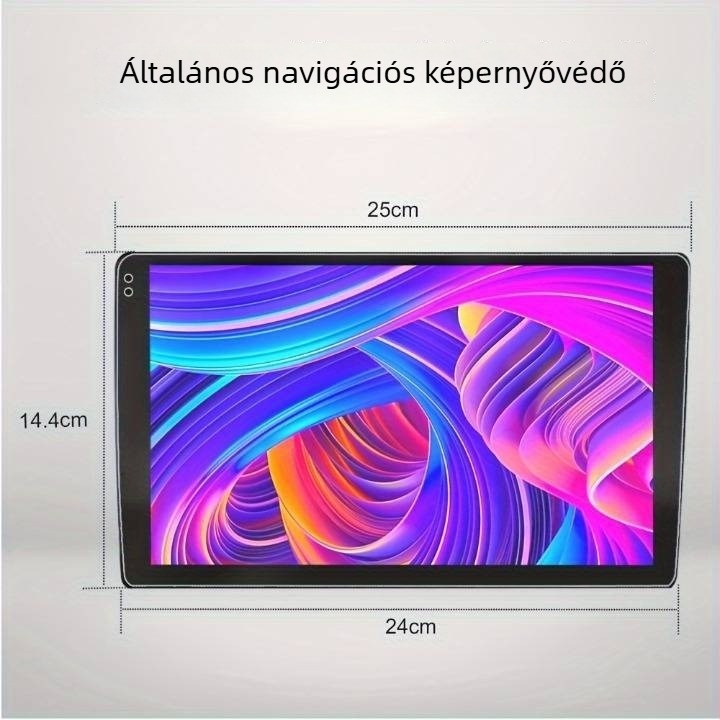 Maosen Optics edzett üveg autó navigációs kijelzővédő Androidhoz (univerzális) – karcolásálló, ujjlenyomat-mentes, hőmérséklet-tűrő