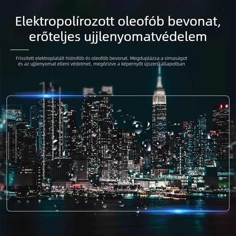 Jietu X70/X70 Plus navigációs kijelző nanofilmes védő — univerzális illeszkedés, egy darabos kialakítás, karcolásálló, ujjlenyomat-mentes, hőmérsékletálló