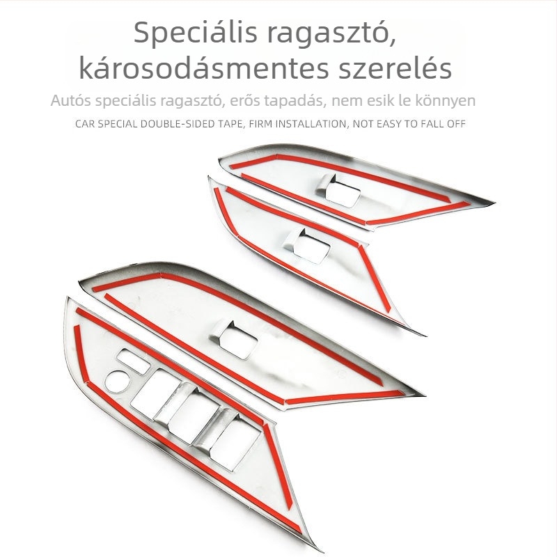 Ablakemelő kapcsoló dekorpanel (ABS, monoblokk formázás) Toyota Hilux REVO