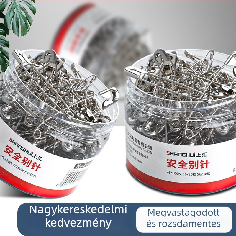 Biztonsági tű ruhához – fém, tubusos csomagolás, modell Más, termékszám 1050, márka Shanghai