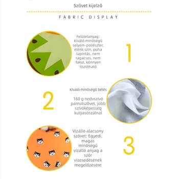 Vízálló kutya bib — Red Brocade, Poliészter, Univerzális illesztés, Négy évszak