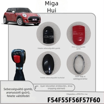 BMW Mini ABS díszítő borítás a váltókarhoz, kompatibilis F54–F60, alkatrészszám 61319391194, Replacement