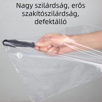 Személyre szabott, átlátszó PE zipzár tasak – általános csomagoláshoz, élelmiszer- és ruházati csomagoláshoz