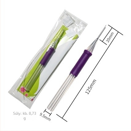 Punch Needle hímzőkészlet – Minimalista stílus, Márka Zhizhi, Testreszabható doboz, 8,7 g