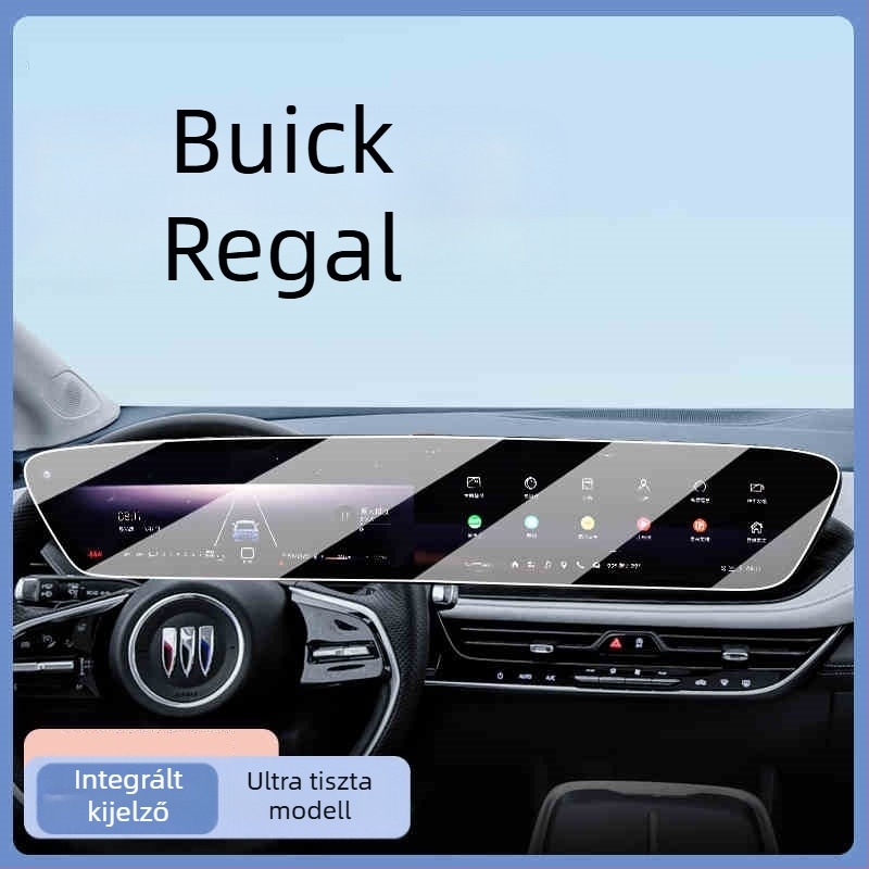 Buick Lacrosse navigációs kijelző védőüveg, edzett, egy darabos formázás, anti-ujjlenyomat