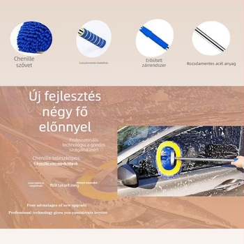 Jialin rozsdamentes acél autómosó kefe - termék kód 001
