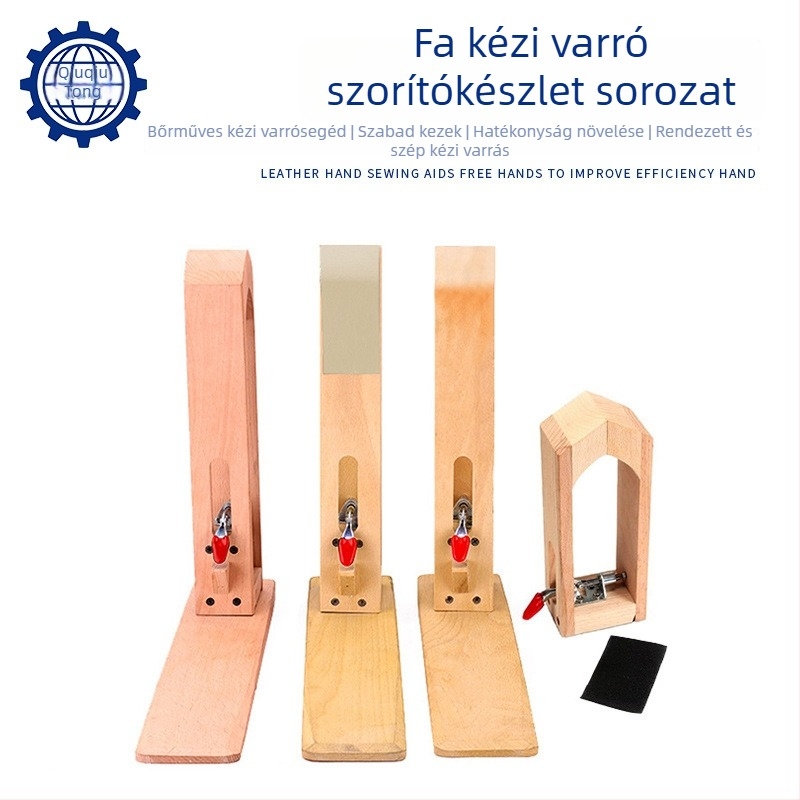 DIY bőr kézi varráshoz fa klipsz kerettel – Varrógép tartozék, Ball Pass, 356–810 g