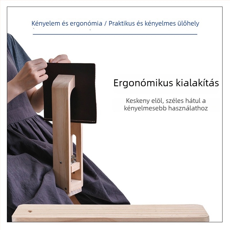 DIY bőr kézi varráshoz fa klipsz kerettel – Varrógép tartozék, Ball Pass, 356–810 g