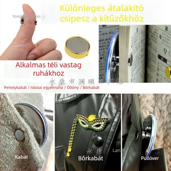 Fém kitűző: stílus tű, forma rajzfilmfigurák; Funkciók: emlék, díszítés, többfunkciós; Márka: Lanyi