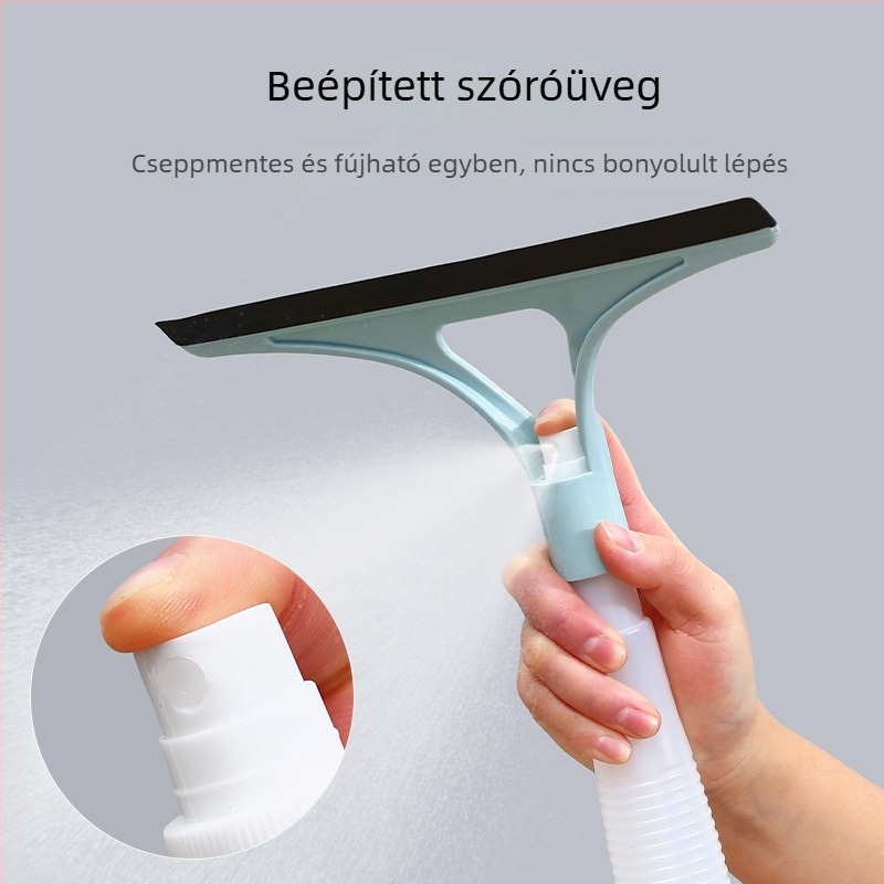 Üveg tisztító eszköz — egyoldalas törlő, műanyag, kézi használat, modell 5215, háztartási használatra