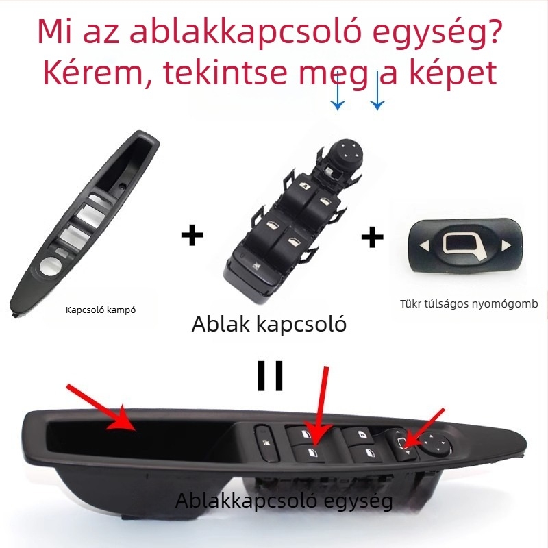Goethe emelőkapcsoló 6554HA/800632XT, Citroënhoz, műanyag