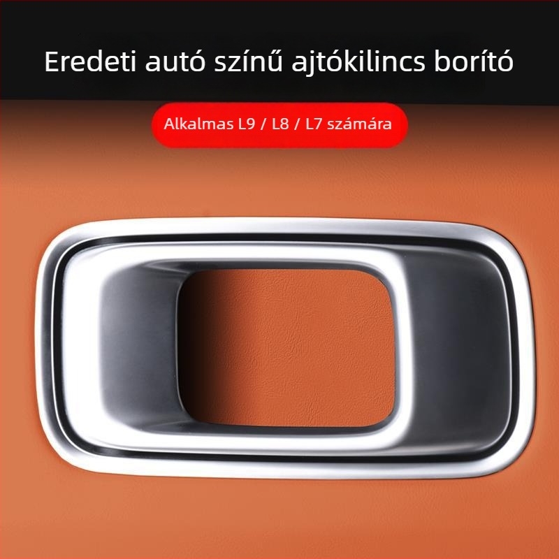 Belső ajtó fogantyú matricája és ajtómedence védőfólia, karcolódás elleni védelem — Rosyclouds eredeti modell