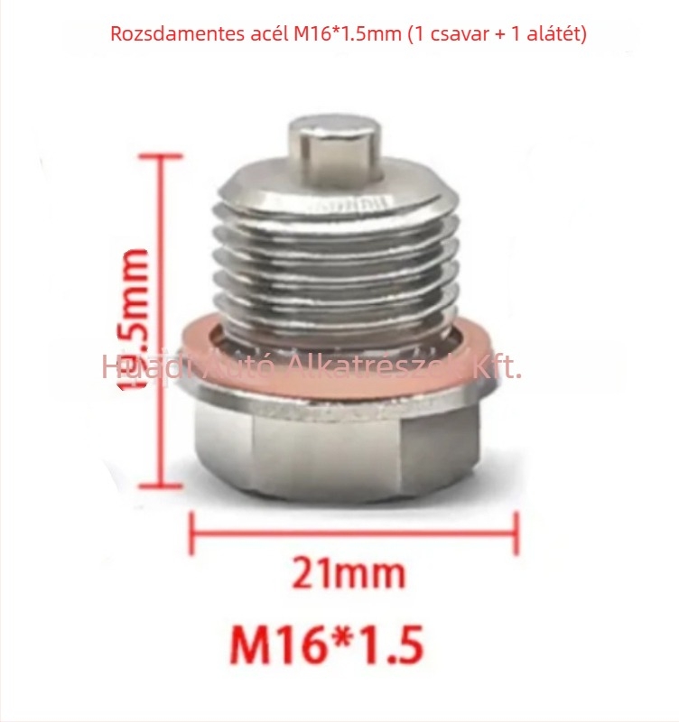 Mágneses olajleeresztő csavar Toyota, Honda, Ford, Hyundai, Mazda és Nissan modellekhez – 45# acél