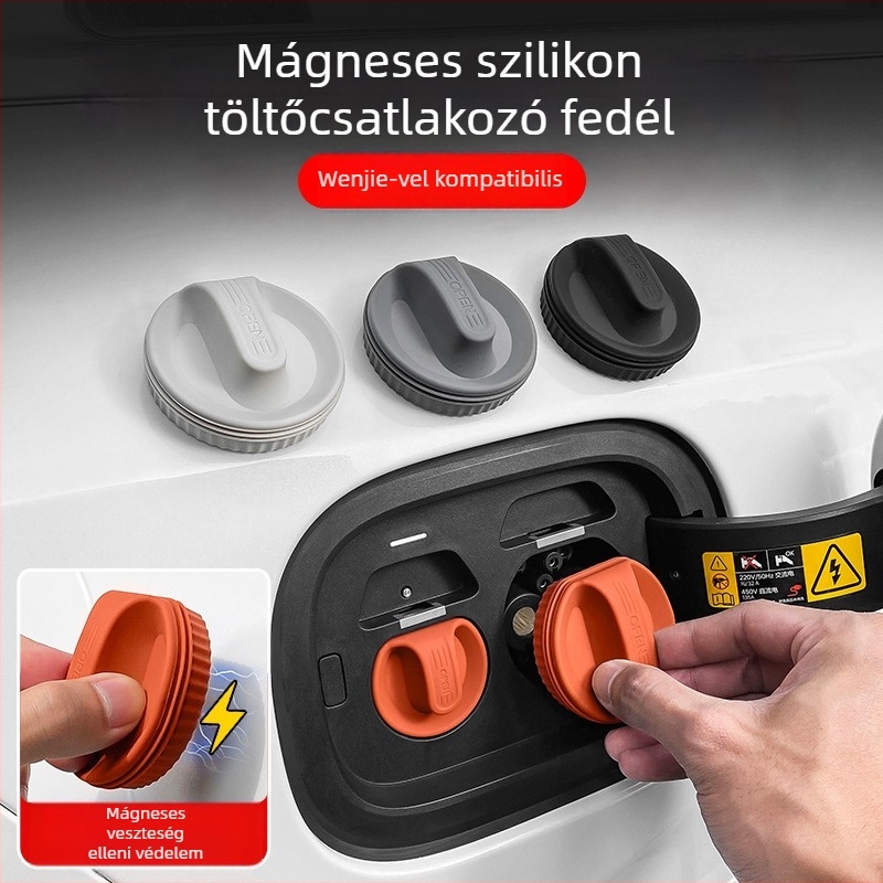 Silikon töltőport védőfedél Huawei Wenjie M7 Ultra, M5, M8, M9 készülékekhez — gyors és lassú töltéssel kompatibilis, Modell 202504302022